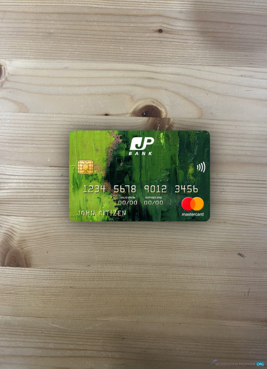 Download Japan Post bank mastercard photolook front Photoshop template